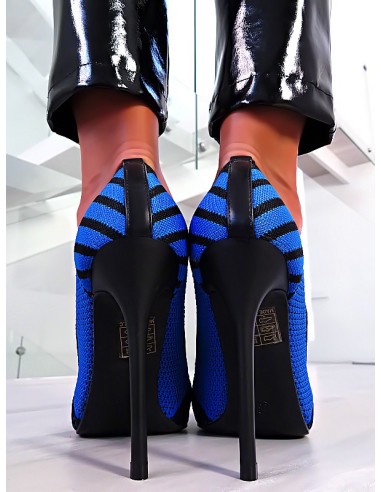 Sweet Shoes Original High Heels Classic Pointy Pumps Blue