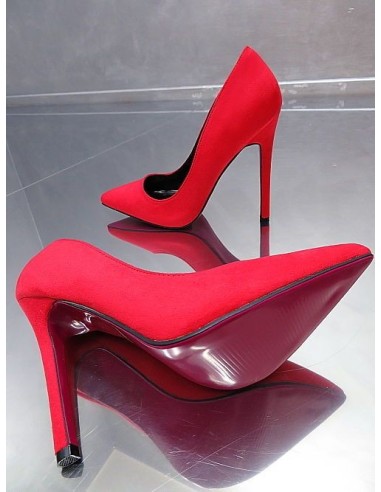 Diamantique Original High Heels Classic Pointy Pumps Red