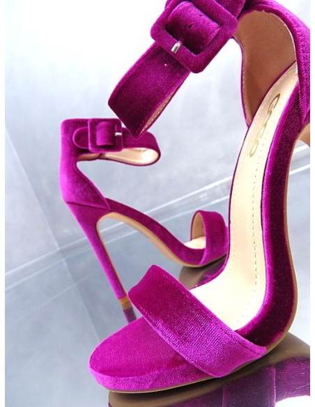 GoGo Original Stiletto High Heels Designer Sandals Purple