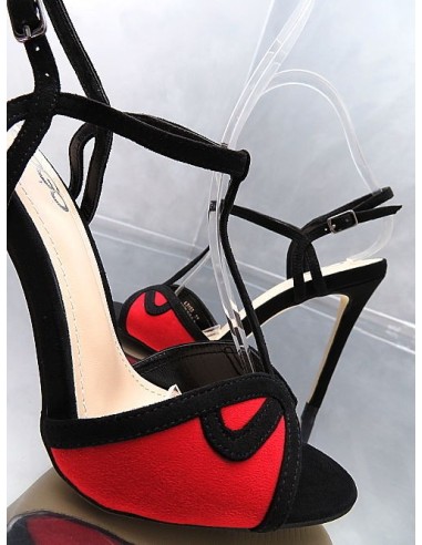 GoGo Original High Heels Designer Classic Sandals Black Red